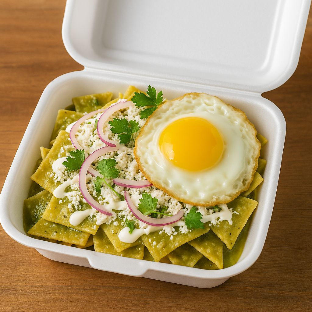 CHILAQUILES 🫑VERDES🫑 CHICOS