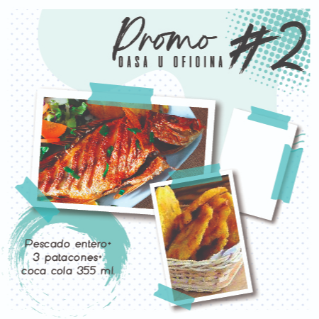 Promo #2 (Pescado Entero + Patacones + Coca Cola)