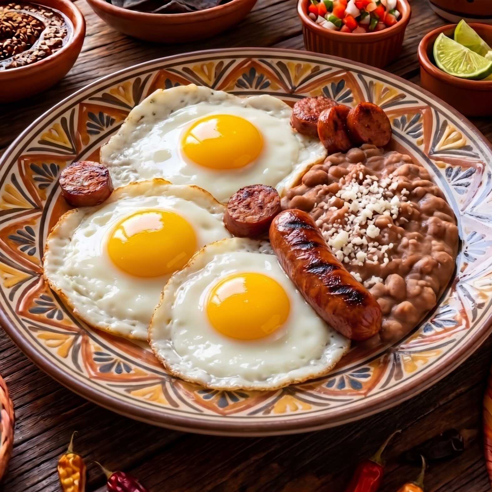 Huevos Estrellados 3 Piezas con Ingrediente