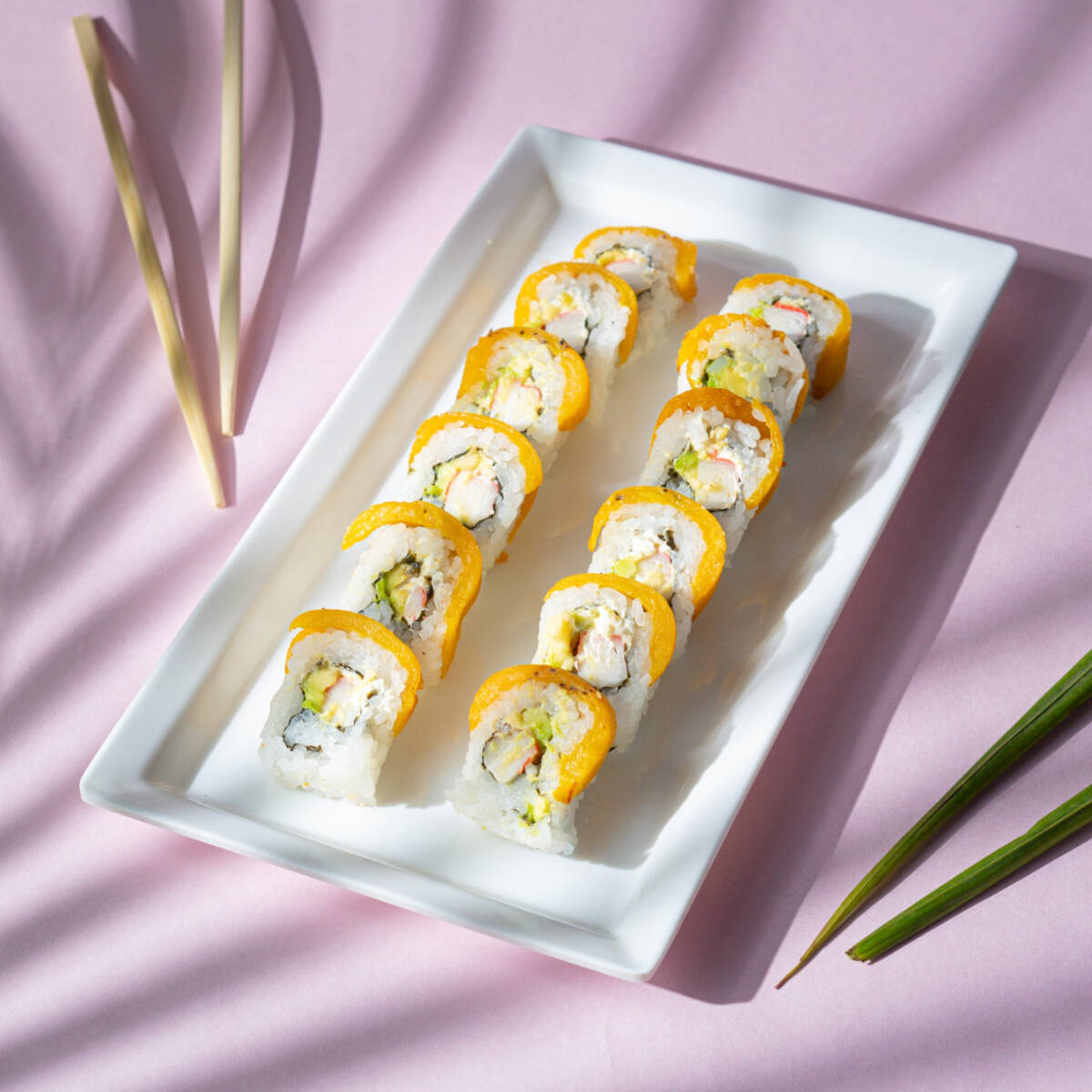 12 Bocados de Sushi Palmito Maduro