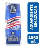Litro Caja Tetra Aguardiente. Guaro Azul 1050mL