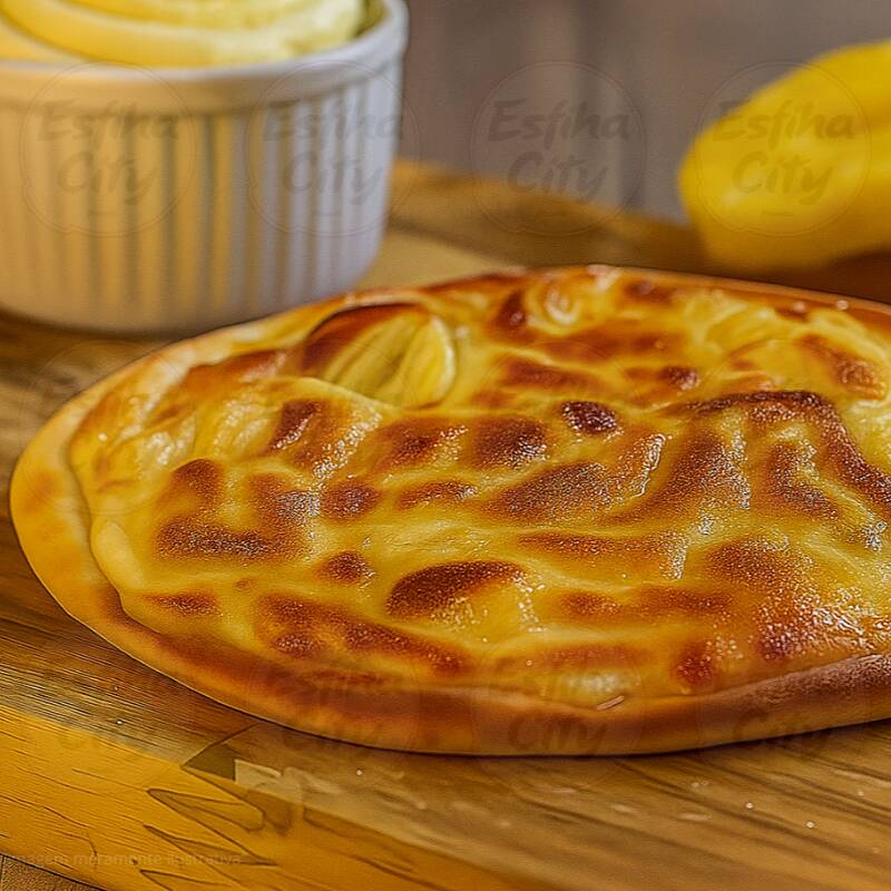 Abacaxi passado ao forno com chocolate branco, açúcar e canela.