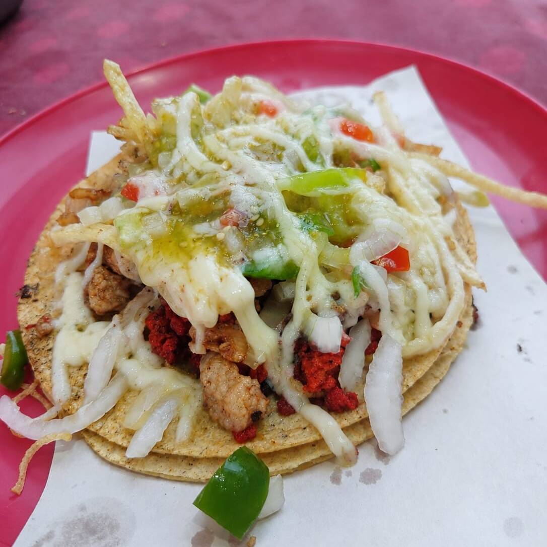 Taco Borracho Campechano Con Queso