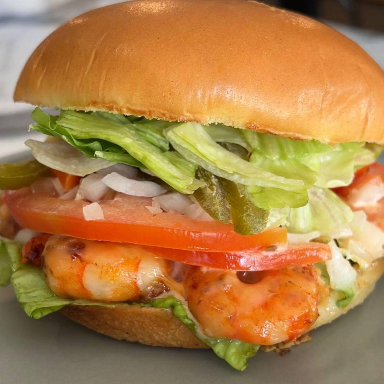 Hamburguesa de Camarón