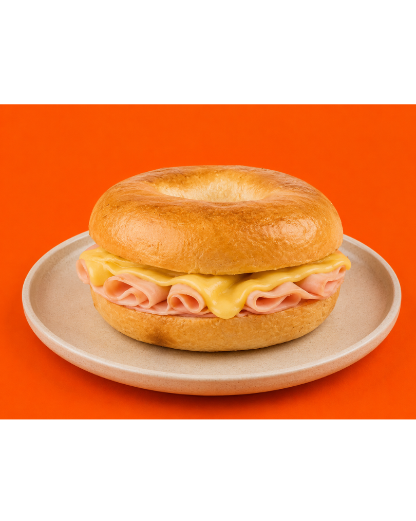 Bagel Pechuga de pavo y queso