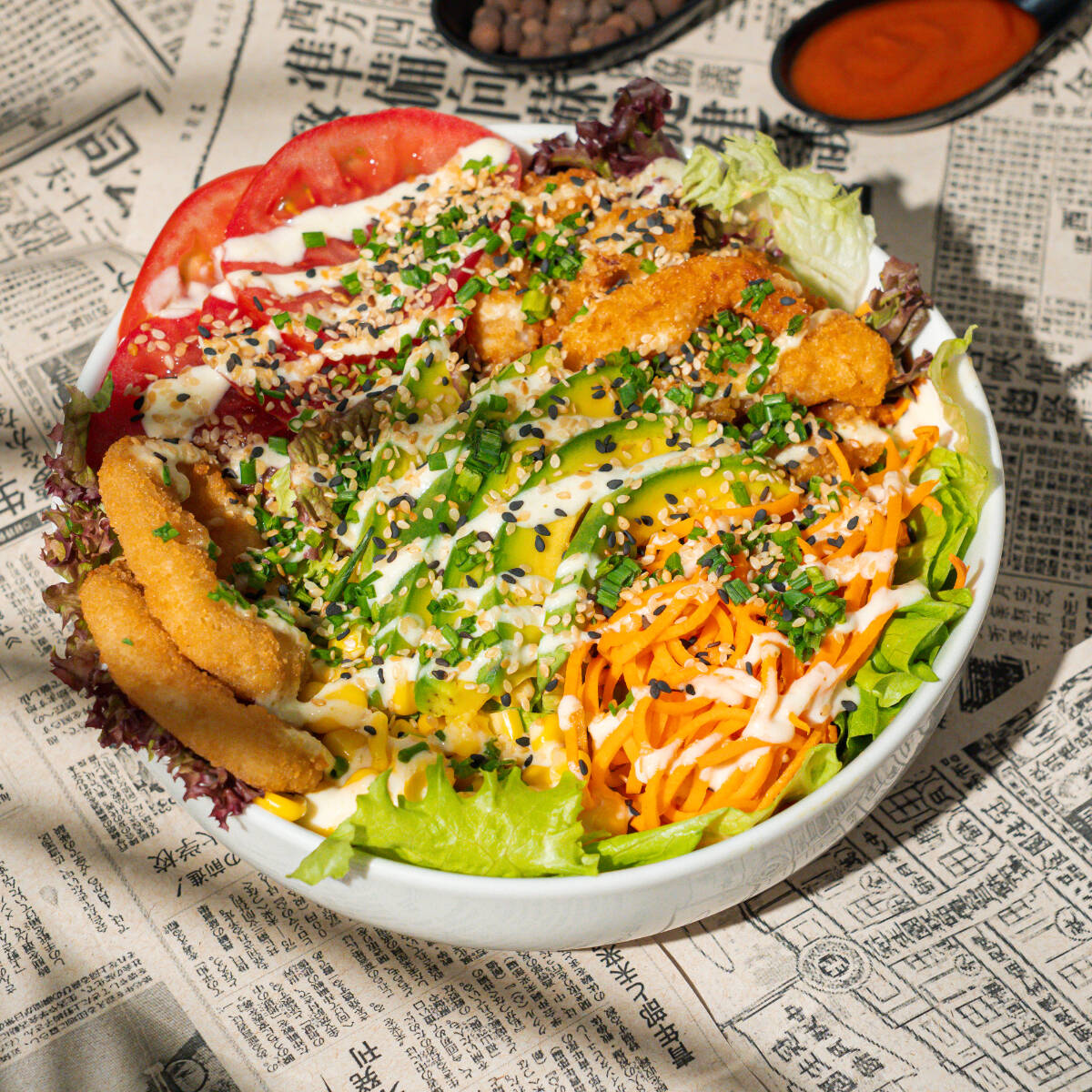 Bowl Ensalada de Camarones