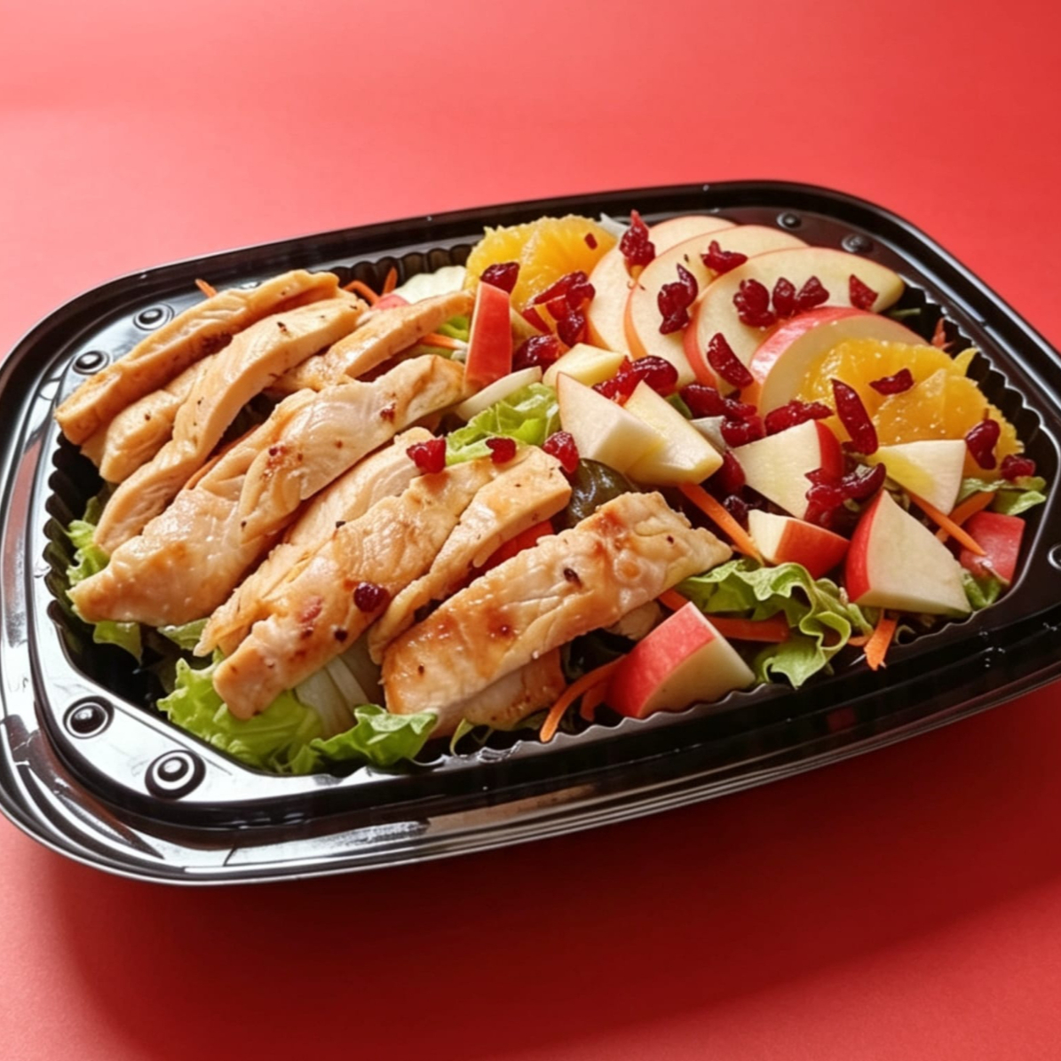 Ensalada MANZANA ROJA + POLLO