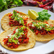 Taco de Chorizo (tortillas hechas a mano)