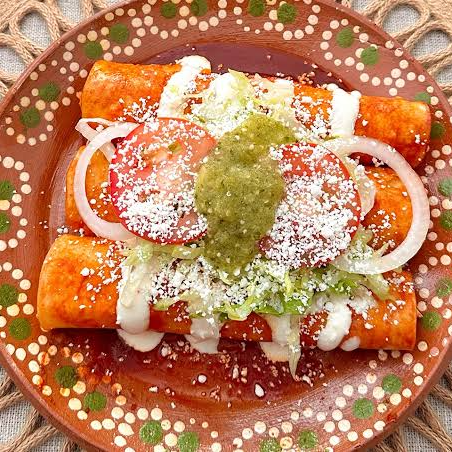 Entomatadas con Pollo