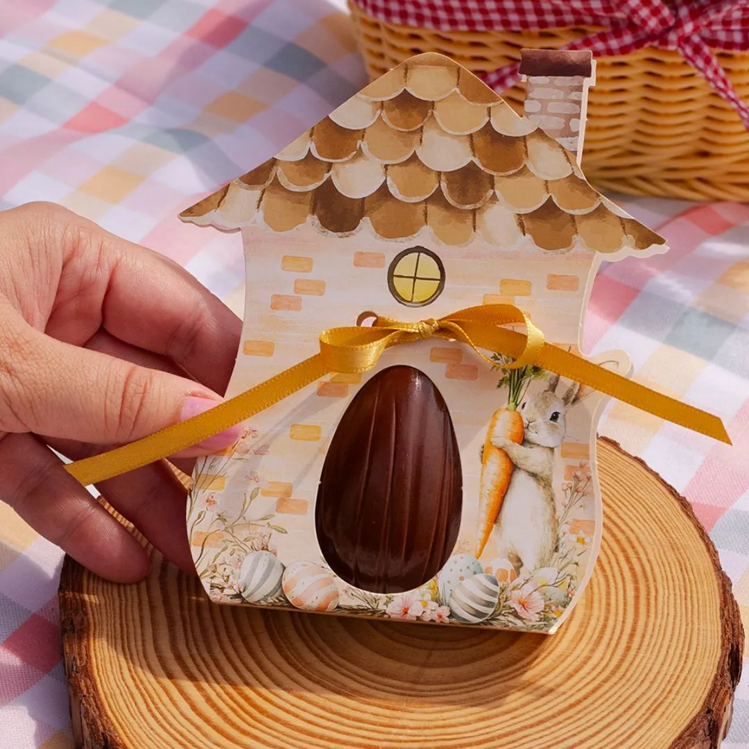 Opção perfeita para presentear alguém especial nesta Páscoa. Recheados com doce de leite.