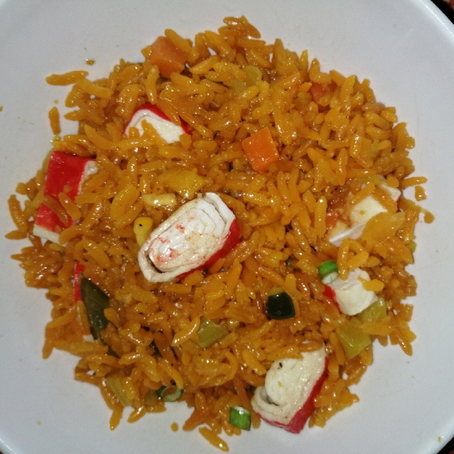 Arroz Frito con Surimi tipo Yakimeshi