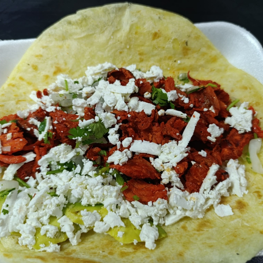 Taco de harina de Pastor