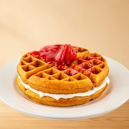 Waffles con Chantilly