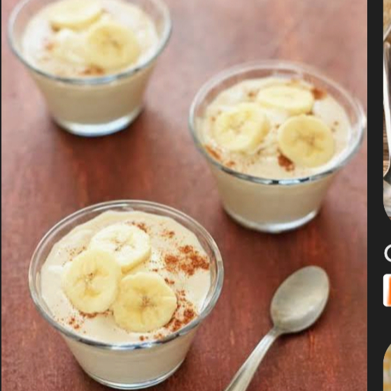 Platanos con crema