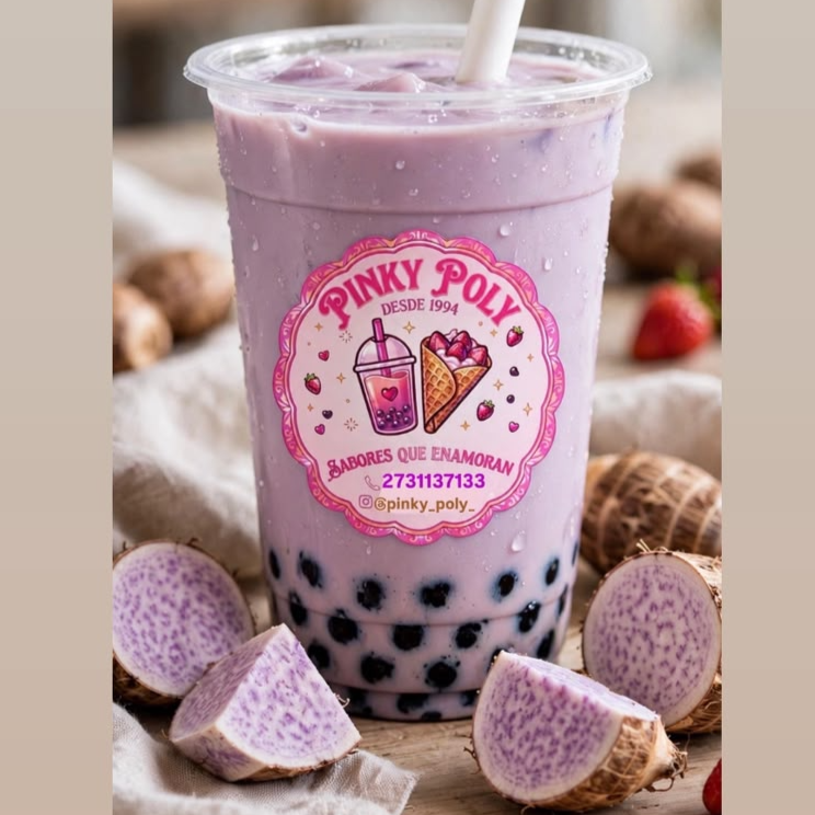 Pinky Boba Taro