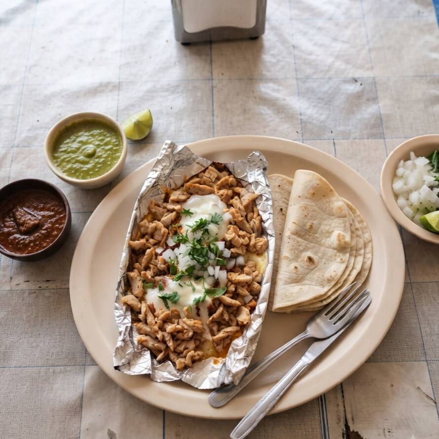 Papa Rellena de Bistec