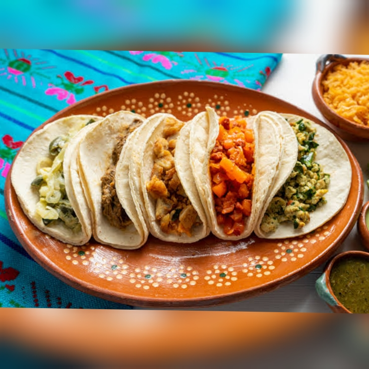 tacos tinga de pollo 1pz