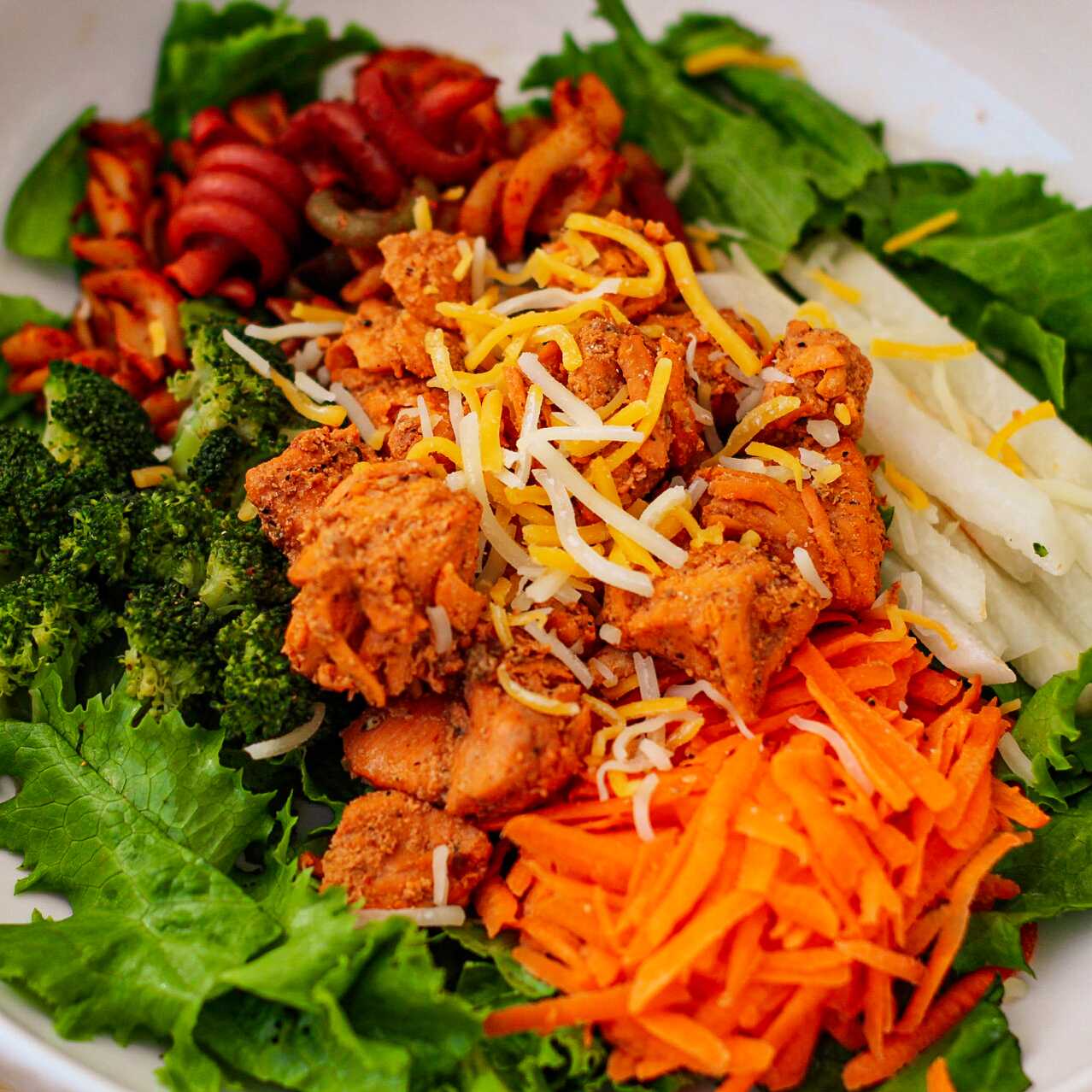 Ensalada con Pollo Buffalo de 200gr