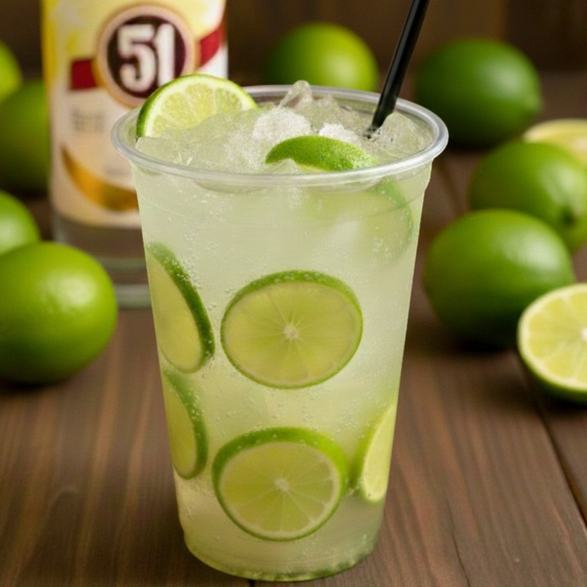 Caipirinha de limão tradicional preparada com limão macerado na hora, garantindo frescor, aroma marcante e equilíbrio perfeito entre acidez e dulçor. Utilizamos destilado de qualidade, podendo ser com Cachaça 51 ou, com adicional, Smirnoff, sempre bem gelada para proporcionar uma experiência refrescante e superior. Servida no copo 400ml, acompanha canudo, vai lacrada com selo de alumínio antivazamento e acomodada em suporte porta-copo para transporte seguro. Escolha o tamanho desejado antes de finalizar o pedido e receba um drink preparado na hora, com padrão de qualidade e cuidado em cada detalhe.