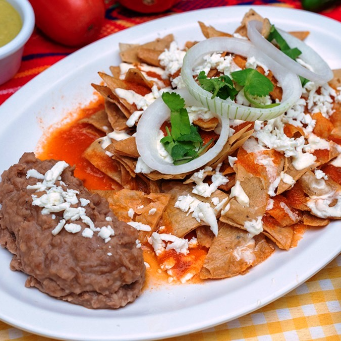 Chilaquiles con Chorizo