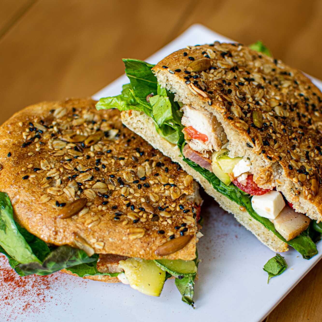 Ciabatta de Vegetales a la Parrilla