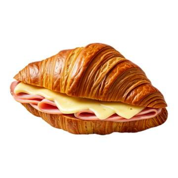 1 Croissant + 1 Cappuccino 16 Oz