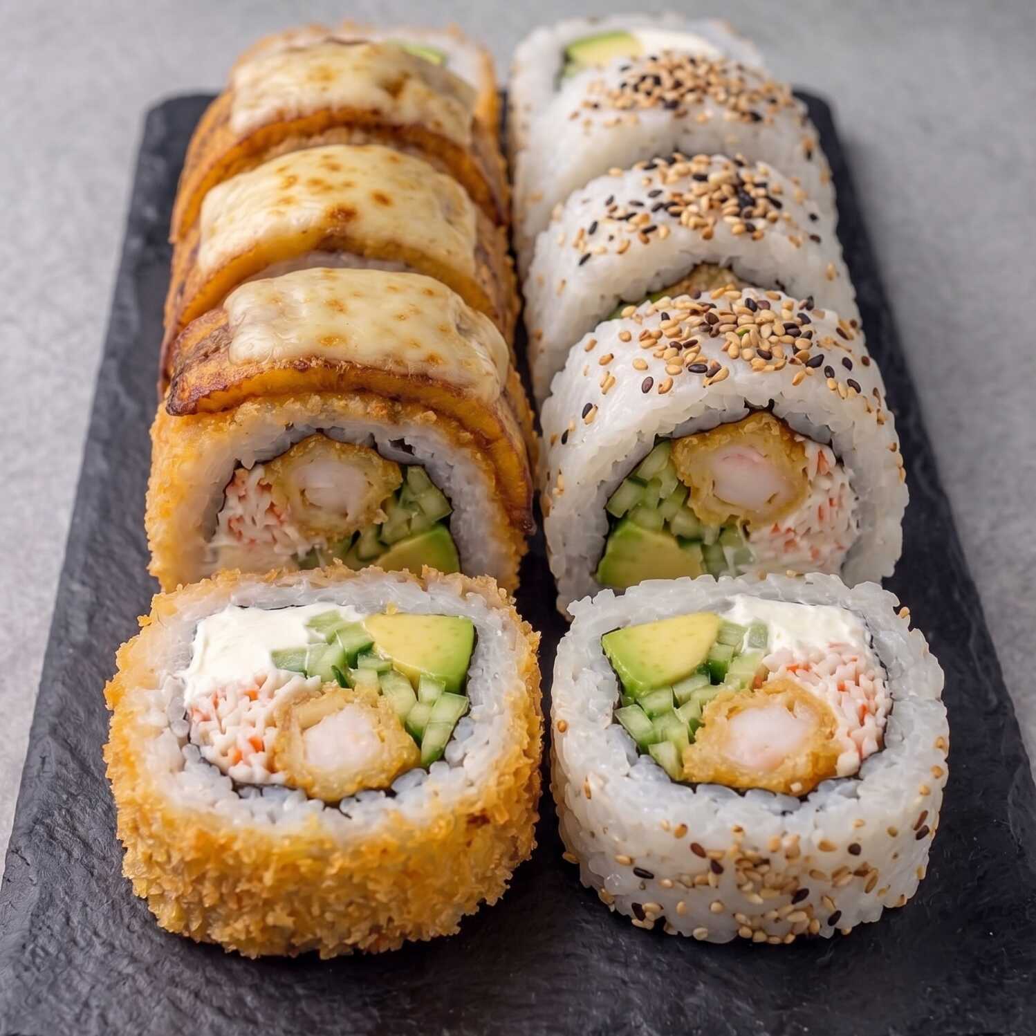 Rollo Mixto ½ Fresco y ½ Empanizado