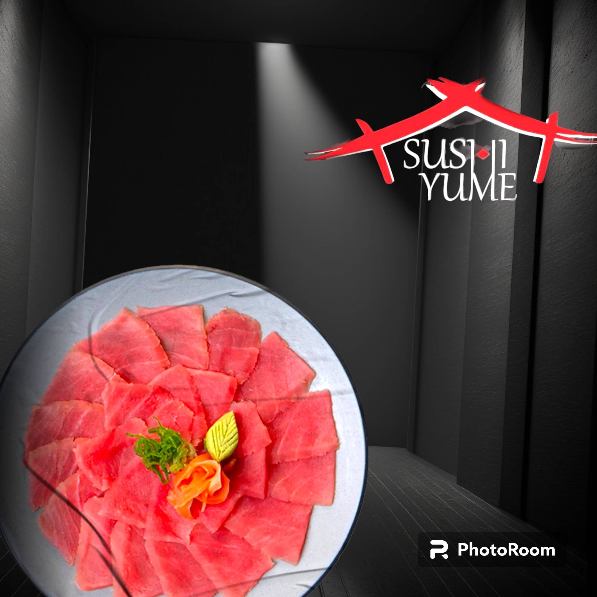 Sashimi corte fino de atun