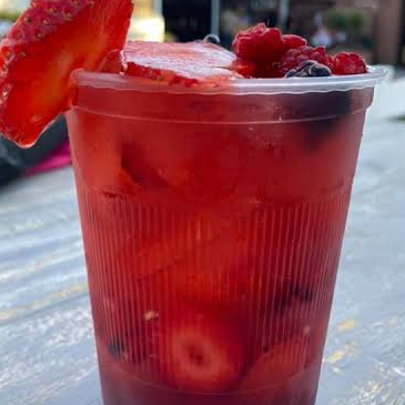 Mojito de frutos rojos (1/2) sin alcohol