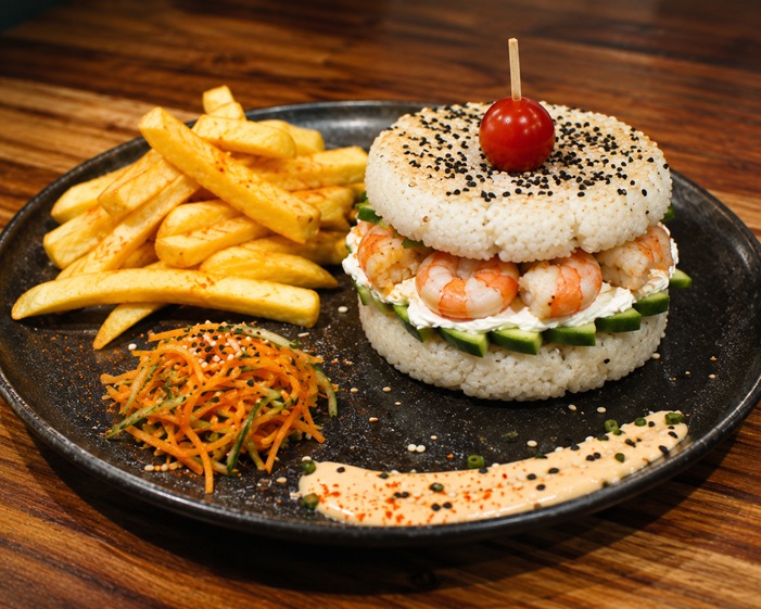 Hamburguesa De Camarón