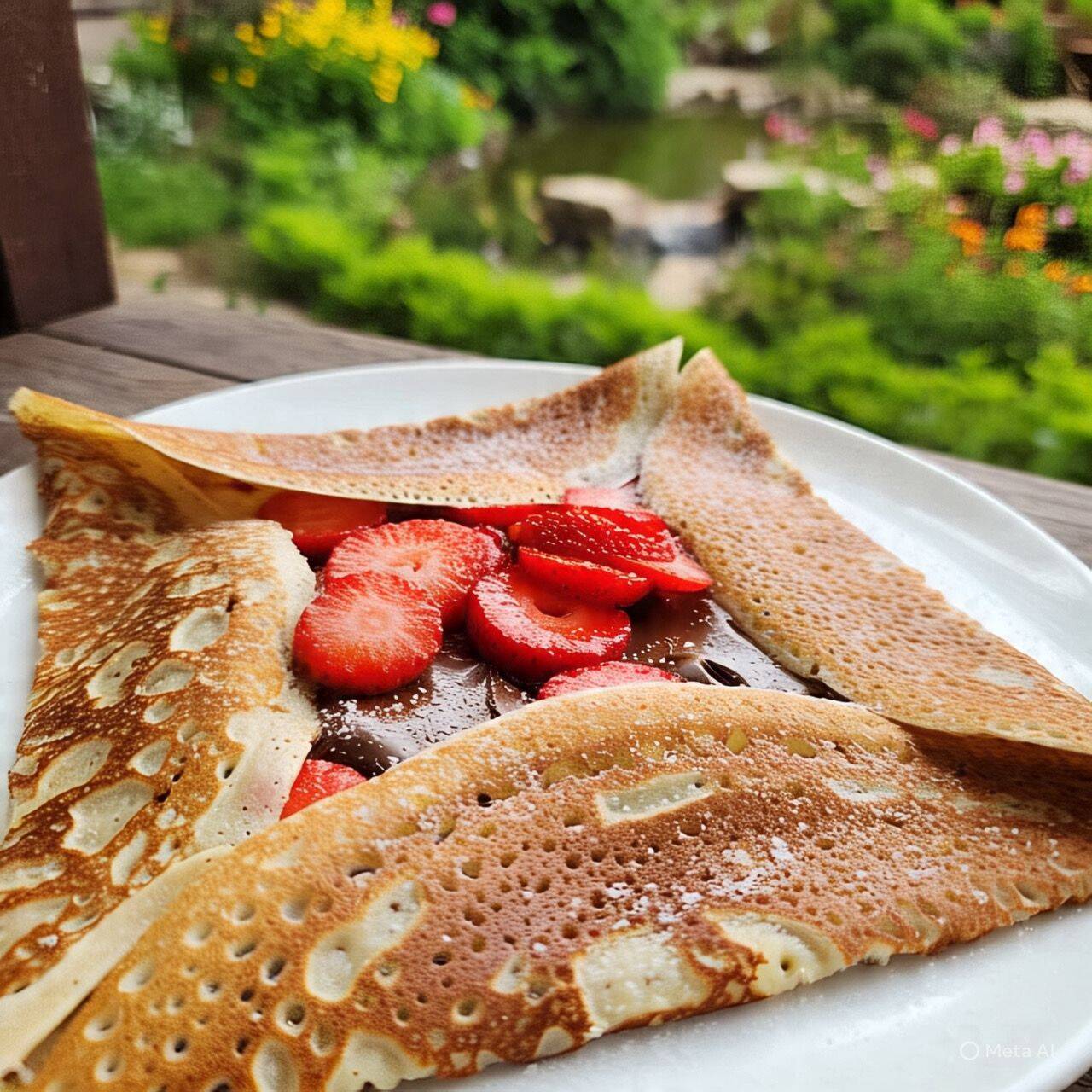 Crepa de Fresa con NUTELLA