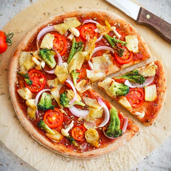 Pizza Vegetariana Familiar (10P)