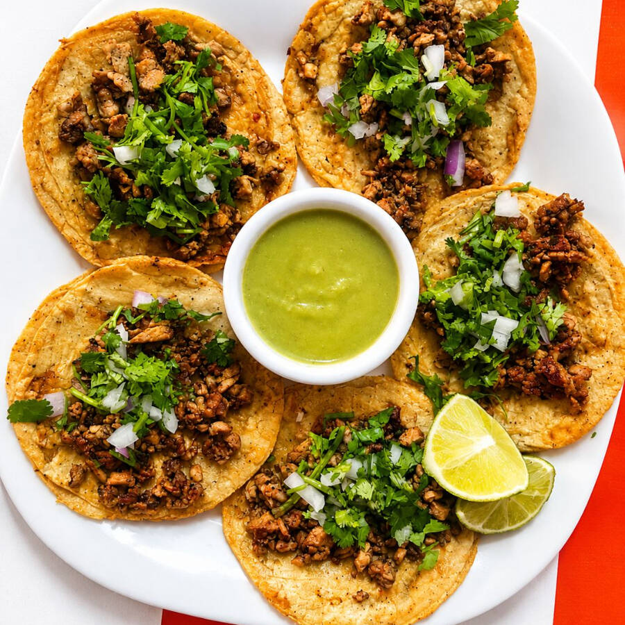 Orden de tacos chorizo (5 pzs)