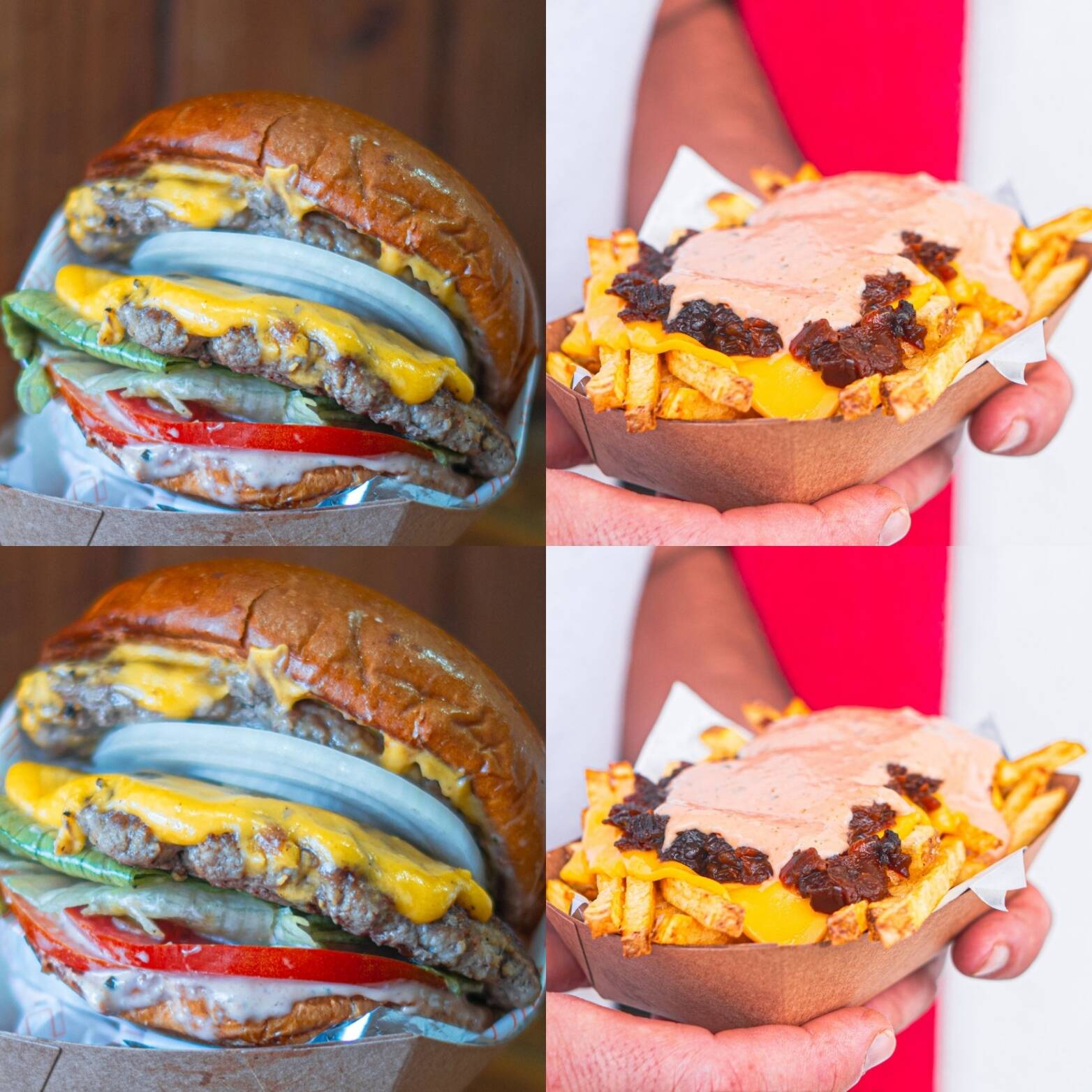 Hamburguesa Doble+Papas Secretas