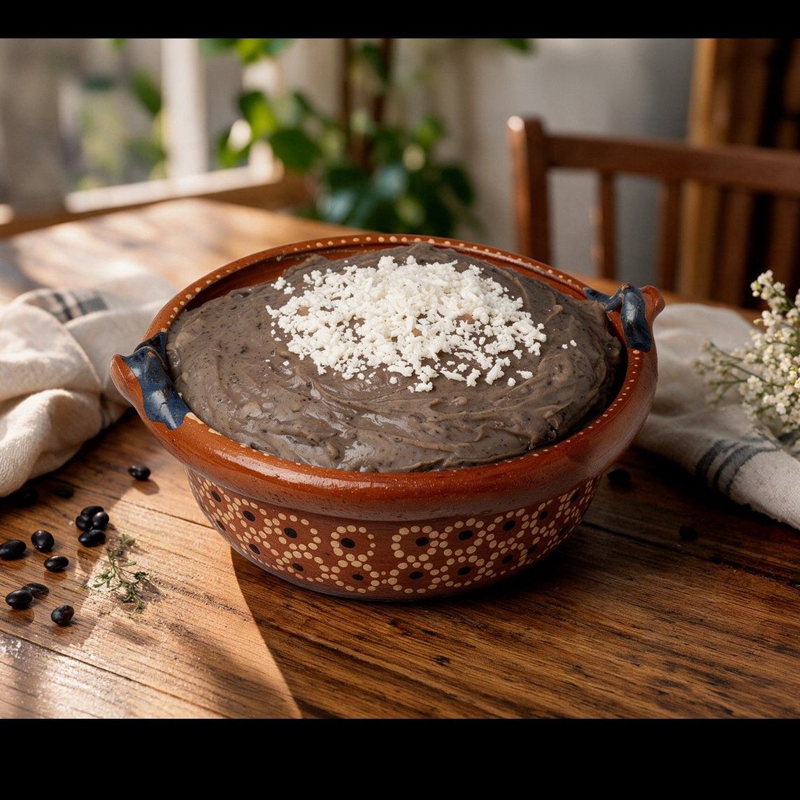 Frijoles negros refritos 1/2 kg