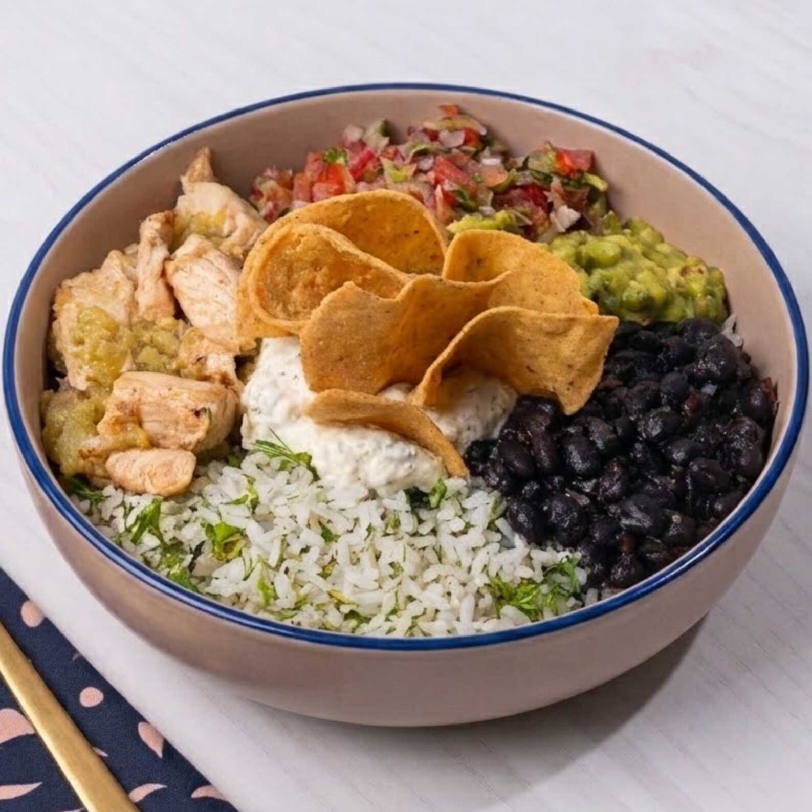 Menú Mexicano Pollo Bowl