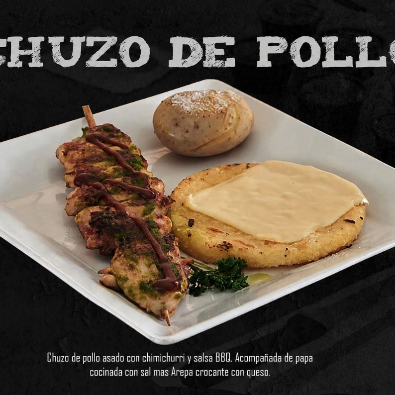 Chuzo de Pollo Sencillo