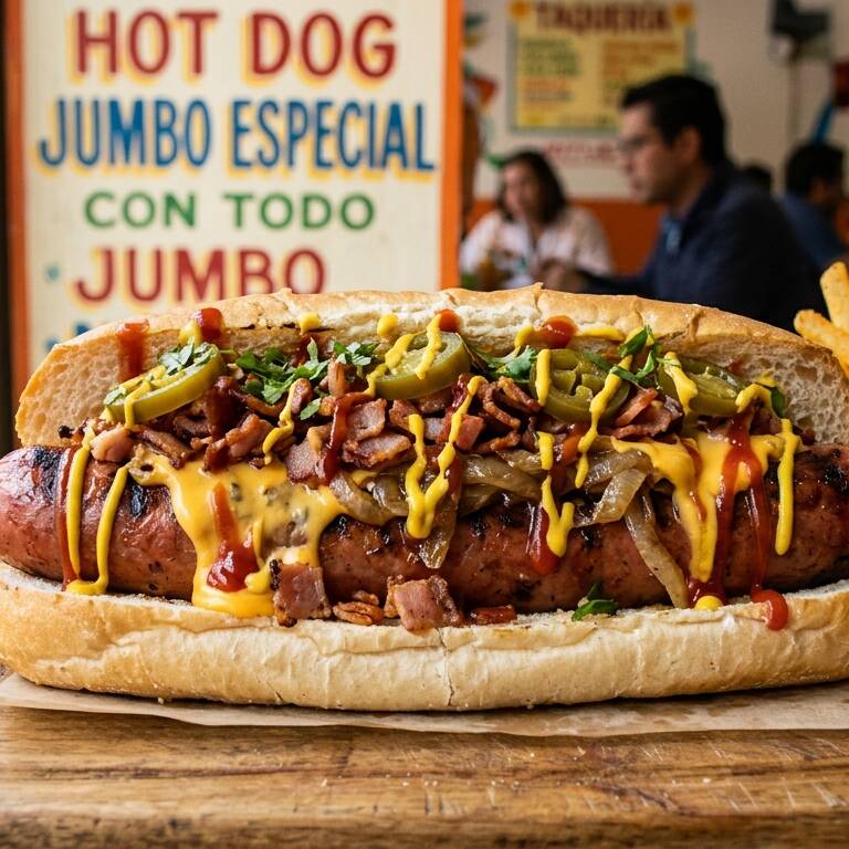 El Gran Hot Dog Jumbo Bacon