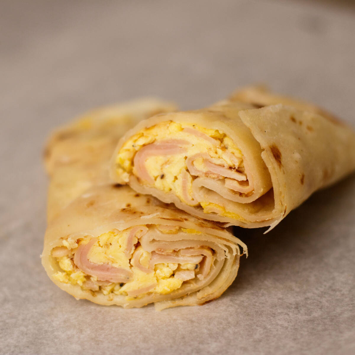 Burrito de Huevo con Jamón