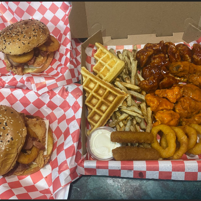 Charola con Extra de Waffle