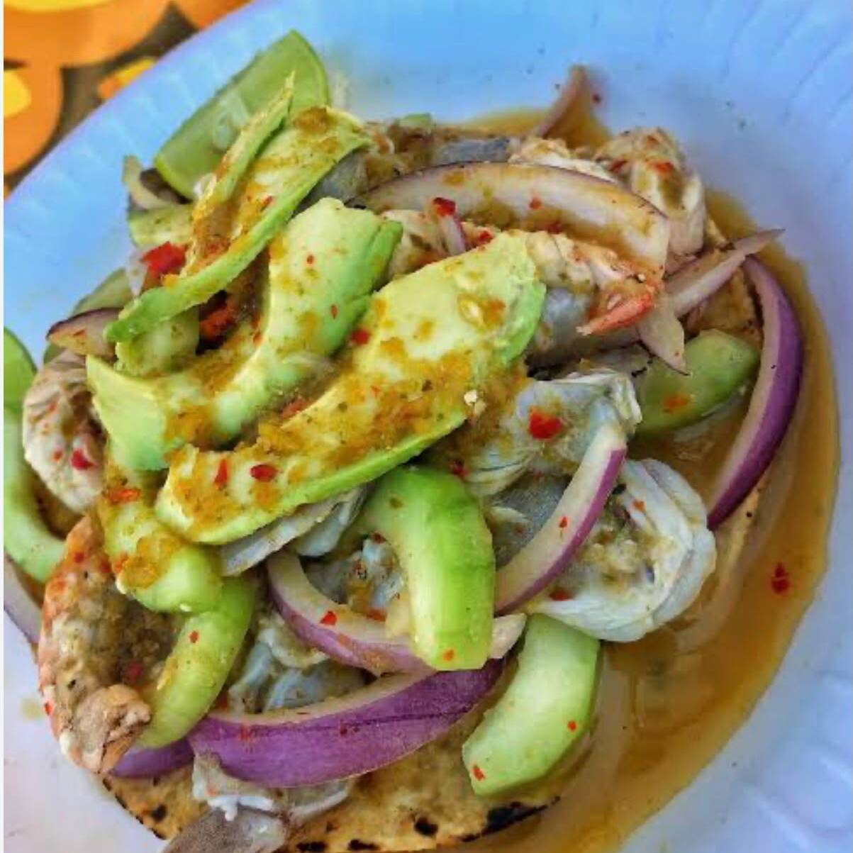 Tostada de Aguachile