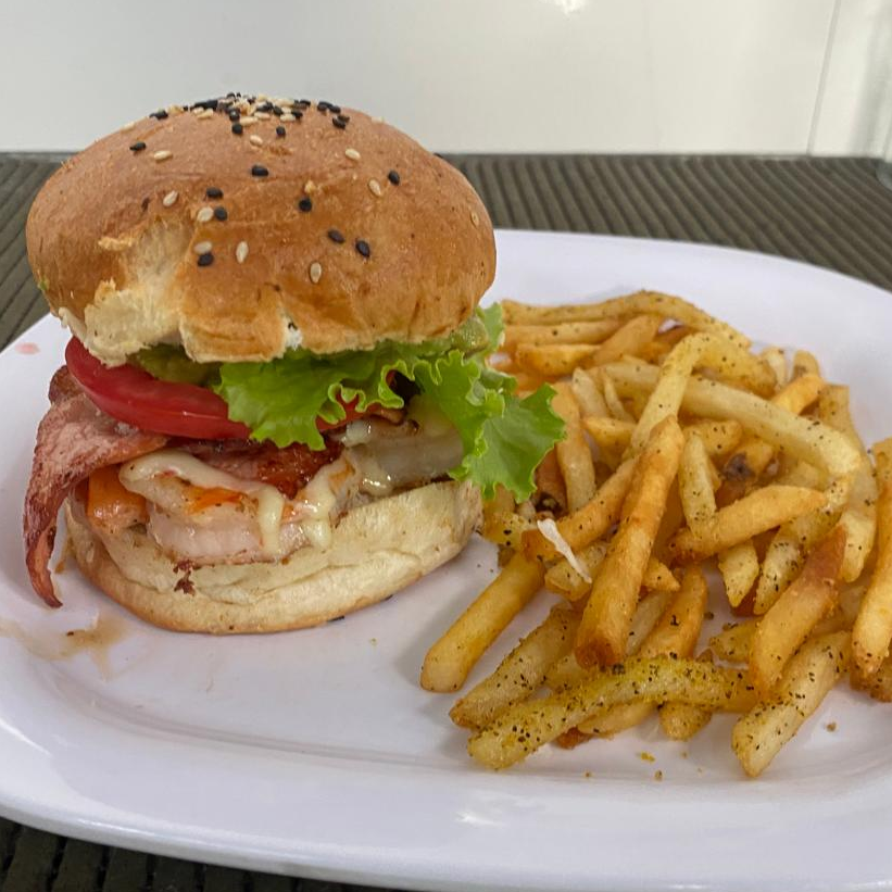 Hamburguesa de Camarones