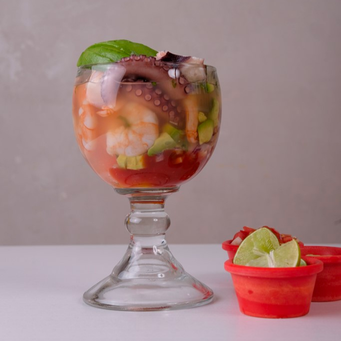 Coctel Mixto Pulpo Camaron Mediano