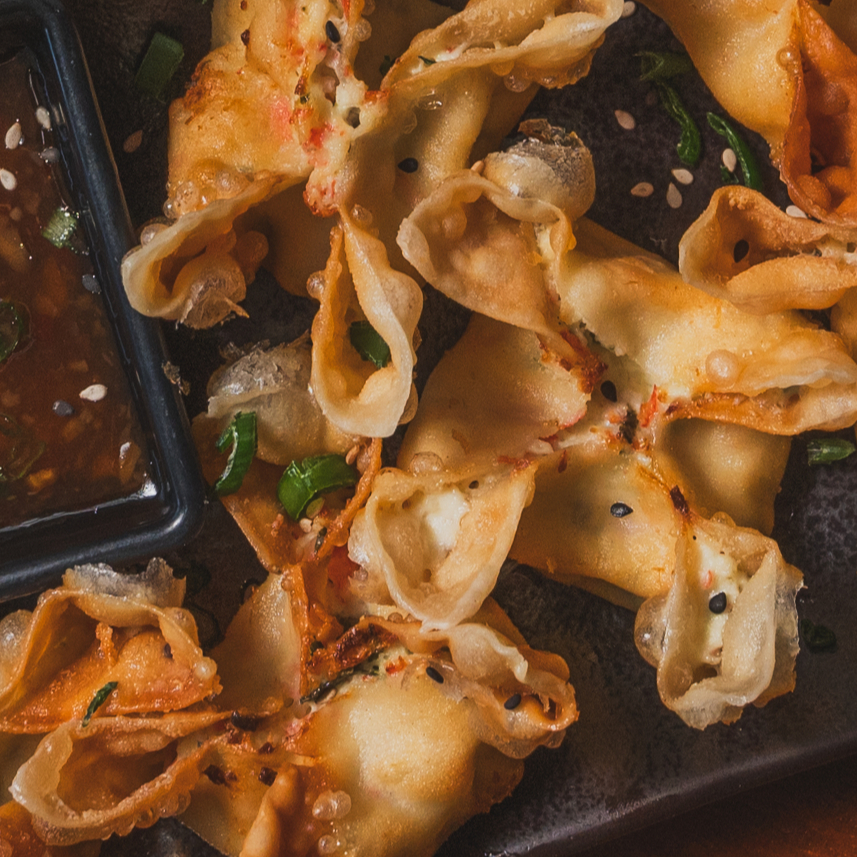 RANGOONS DE QUESO CREMA Y KANIKAMA