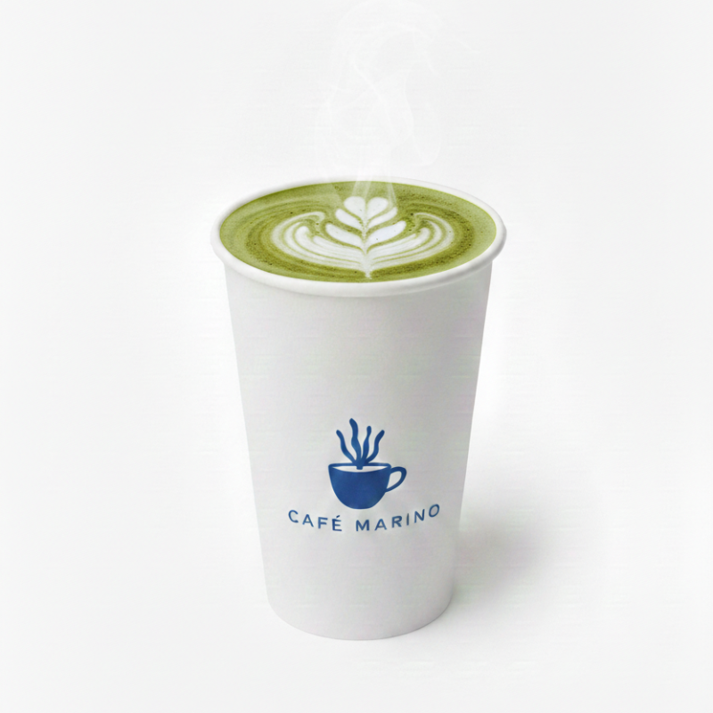 Matcha Latte Caliente 16 oz