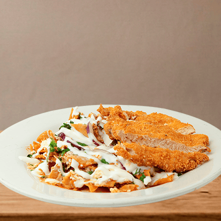 Chilaquiles con Milanesa