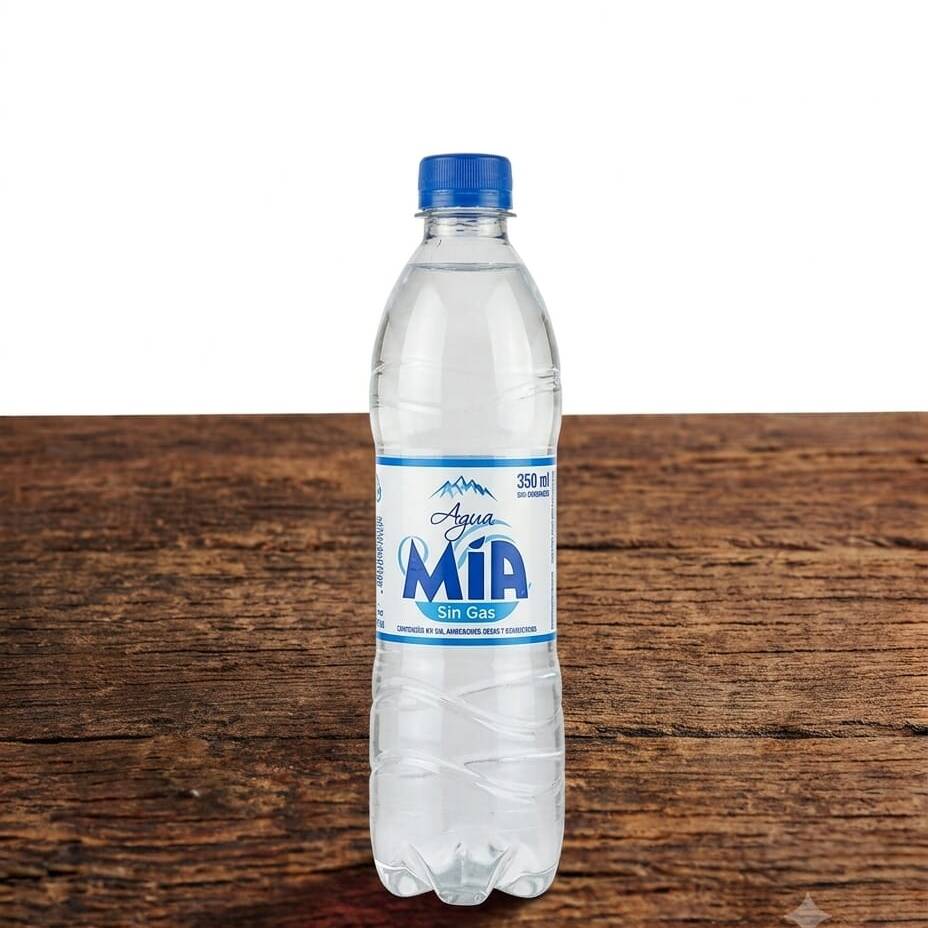Agua sin gas personal