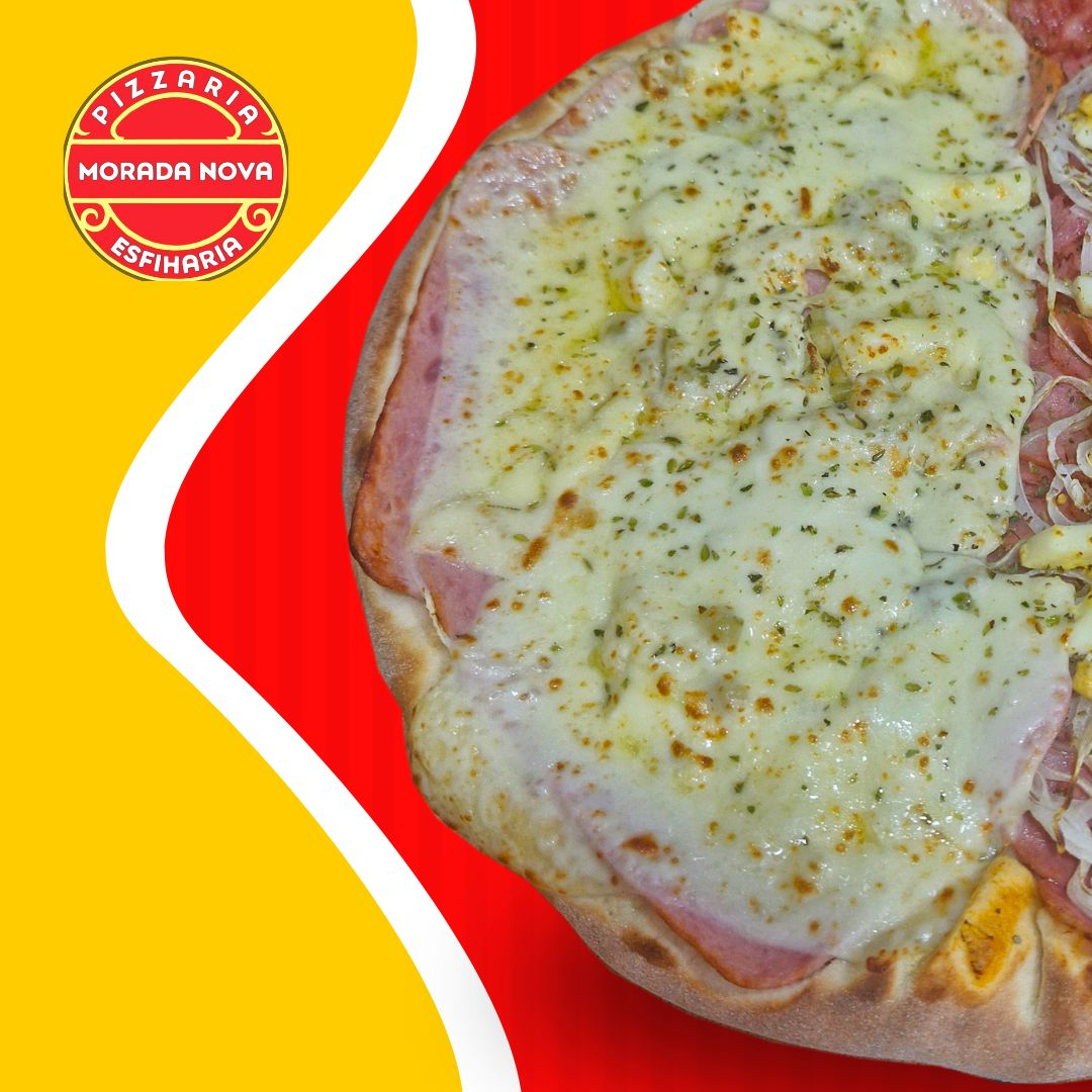 Presunto, ovos, cebola e mussarela