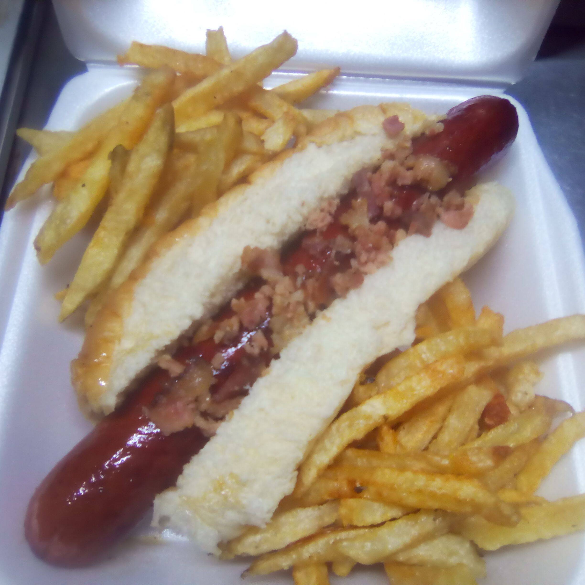 1/4 de libra con papas