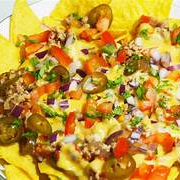 Nachos con pollo